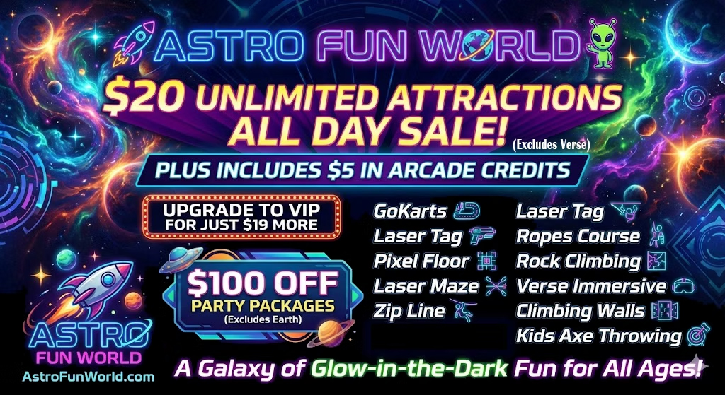 Astro Fun World Aurora Illinois IL