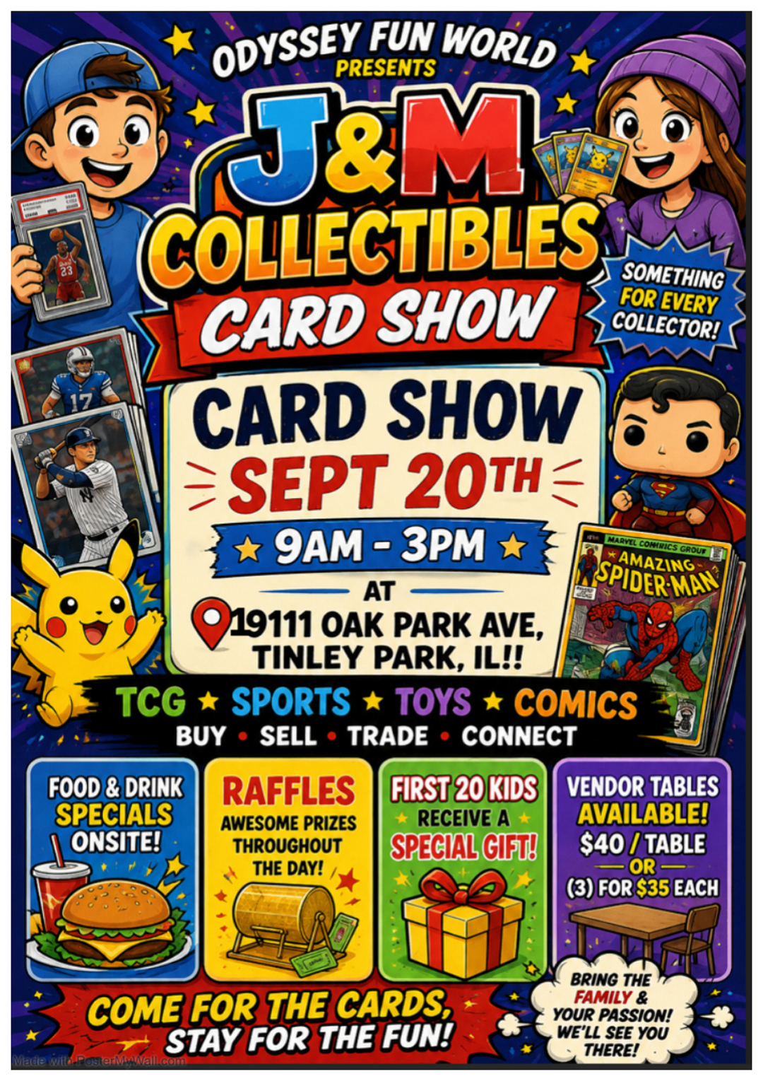 Odyssey Fun World Collectibles Card Show