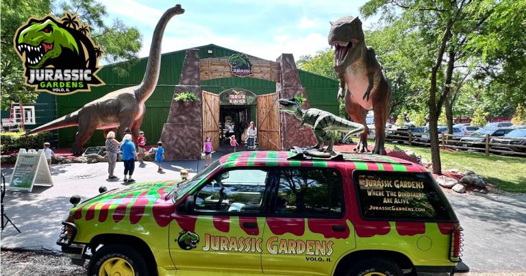 Jurassic Gardens Indoor Dinosaur Park Volo Illinois Discount Tickets