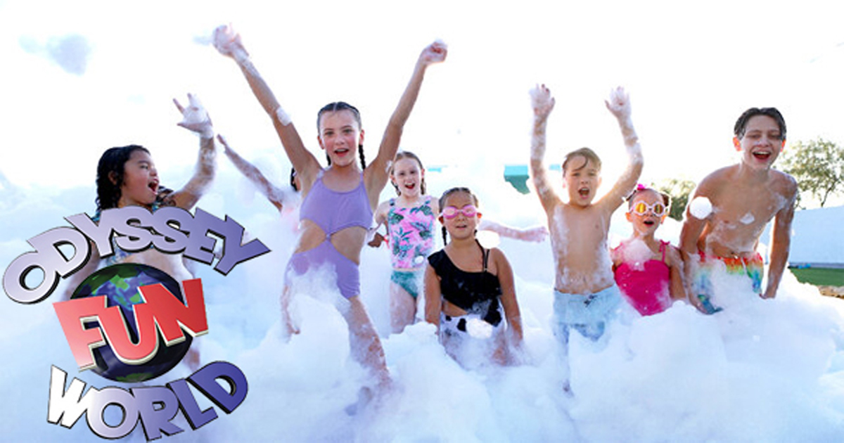 odysey fun world foam party