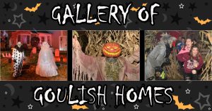 Gallery of Ghoulish Homes Self Guided Tour in St. Charles Illinois.