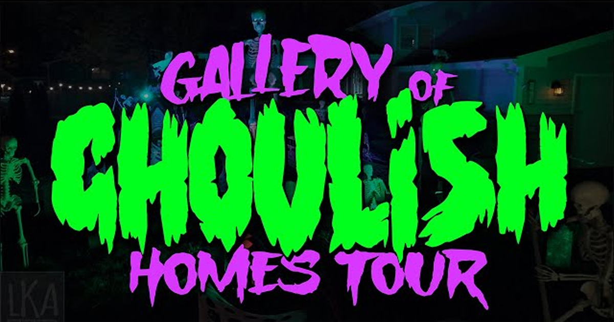 Gallery of Ghoulish Homes Self Guided Tour in St. Charles Illinois.