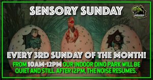 jurassic gardens volo sensory sundays