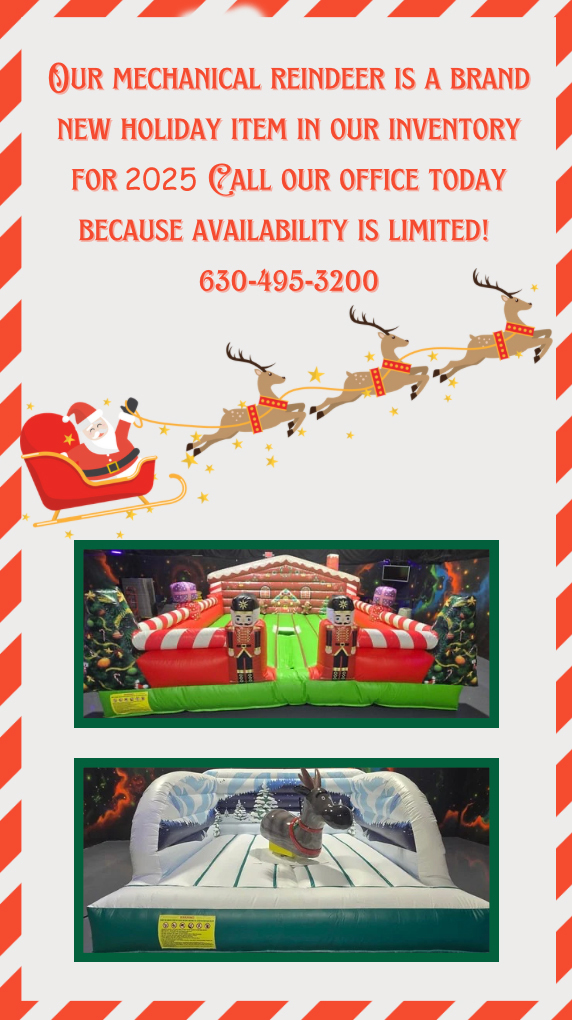 Mechanical Rodeo Reindeer Rental Chicago