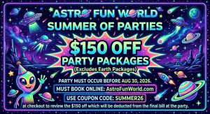 Astro Fun World Aurora Illinois Party Discount