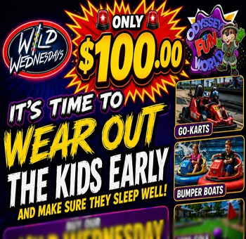 Odyssey Fun World Wild Wednesdays