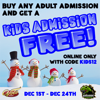 Volo Museum Kids Free Admission in December