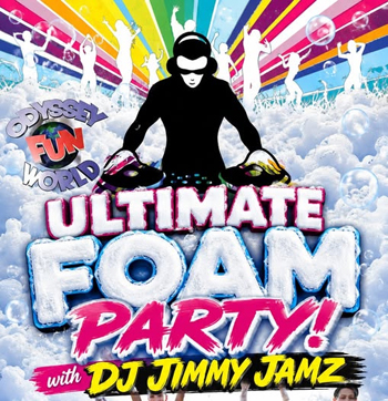 odyssey fun world foam party
