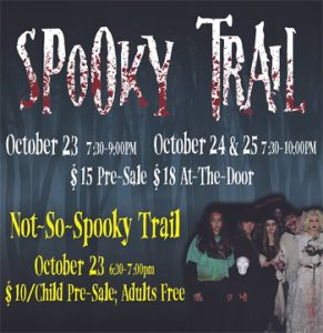 west chicago park district spooky trail