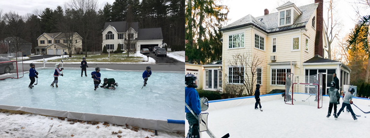 Portable Ice rink rental Chicago suburbs