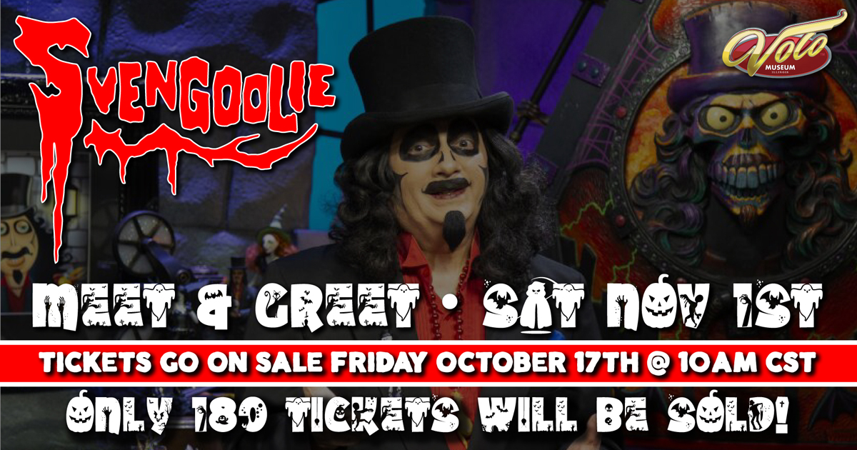 Svengoolie Meet and Greet Volo Museum