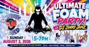 odyssey fun world foam party