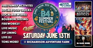 The Chain O' Lakes Chamber of Commerce and Volo Museum are excited to present B4 Summer Fest 2026!