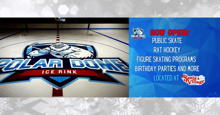 Polar Dome Ice Rink East Dundee Illinois Santas Village
