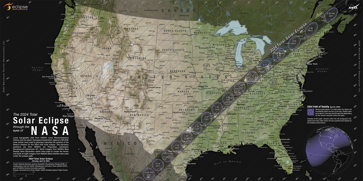 2024 Solar Eclipse Chicago Illinois Path