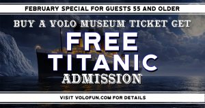 Volo museum free titanic admission tickets