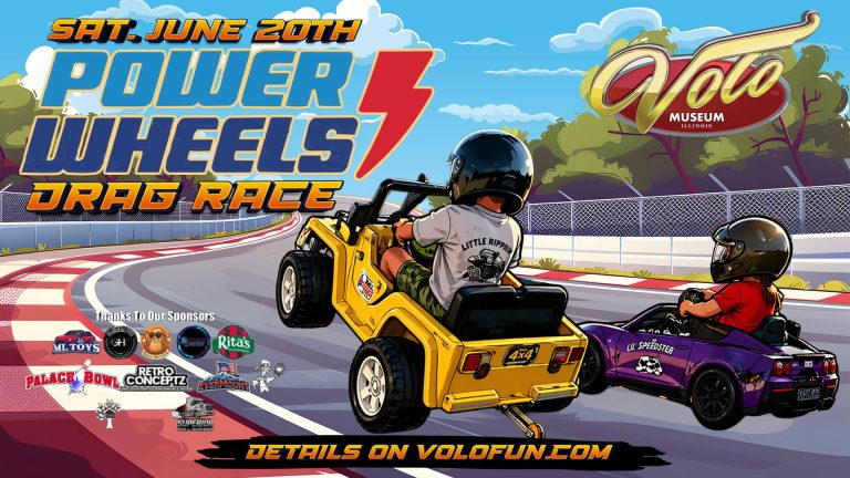 Volo Museum power wheels drag race fathers day weekend
