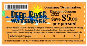 Deep River Waterpark Discount Tickets Coupon