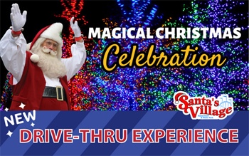 Santas Village Christmas Light Show Drive Thru 