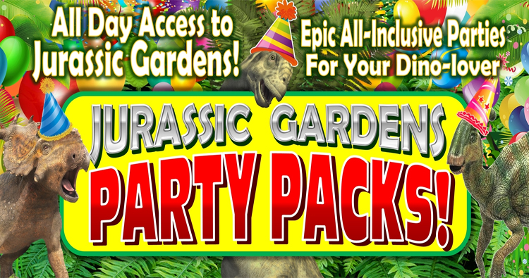 Jurassic Gardens Volo Illinois Party Packages