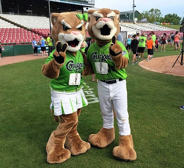 Kane County Cougars Mascots