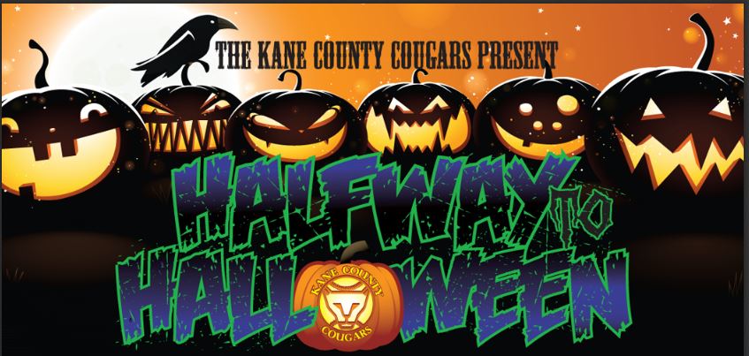 Kane County Cougars Half Way To Halloween Theme Night