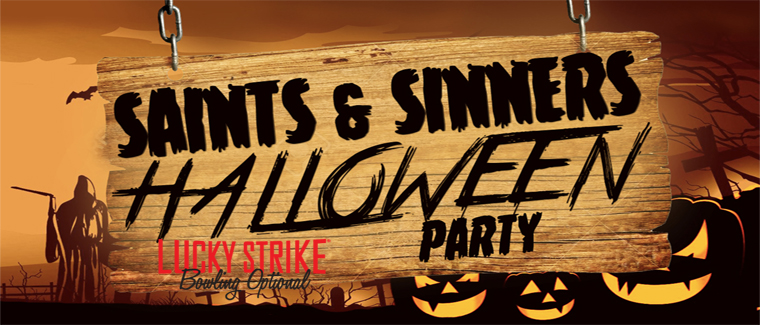 Saints and Sinners Halloween Party at Lucky Strike Chicago